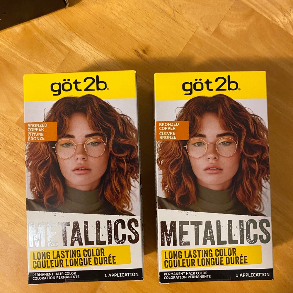 Metallics Bronzed Copper Hair Color